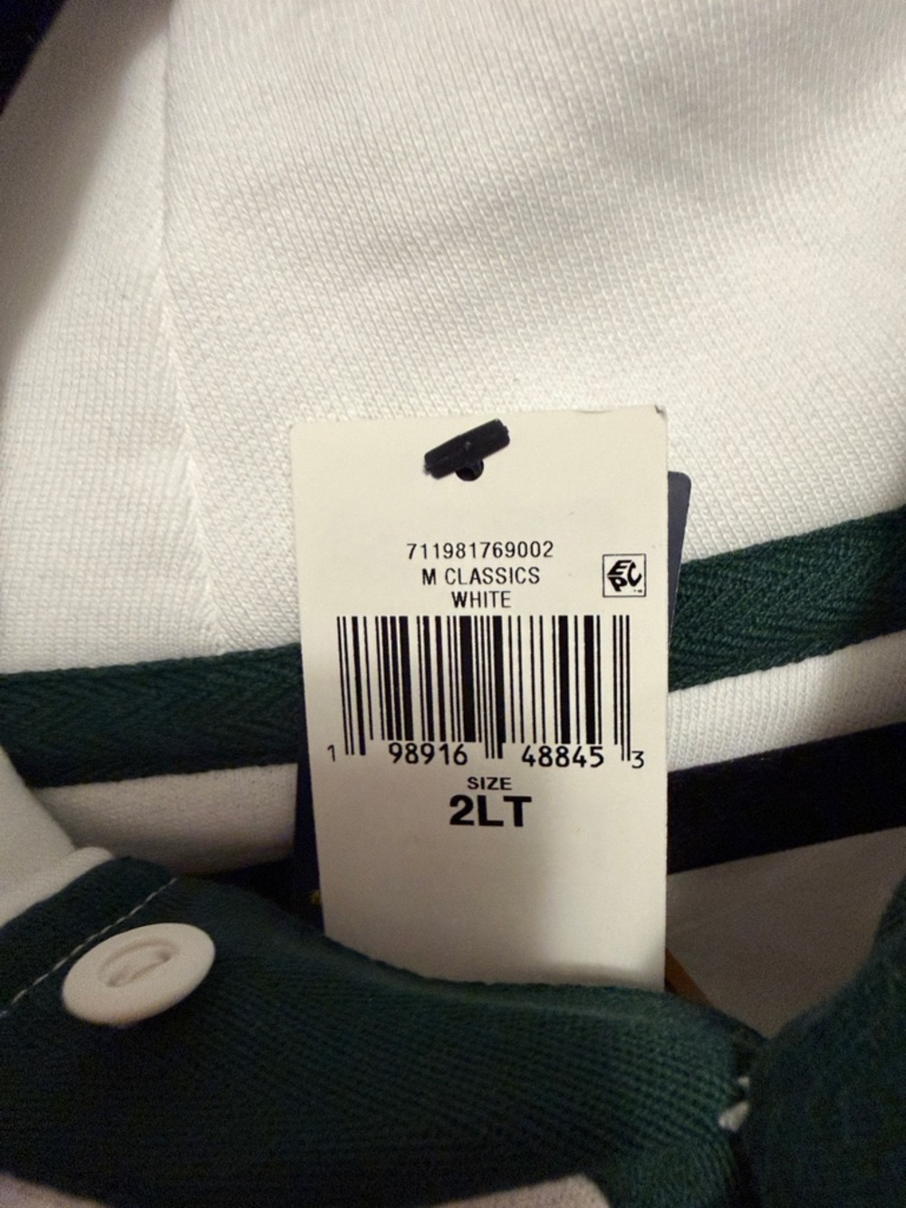 Polo by Ralph Lauren 20th Anniversary White Hoodie- Size 2XLT - Picture 4 of 4